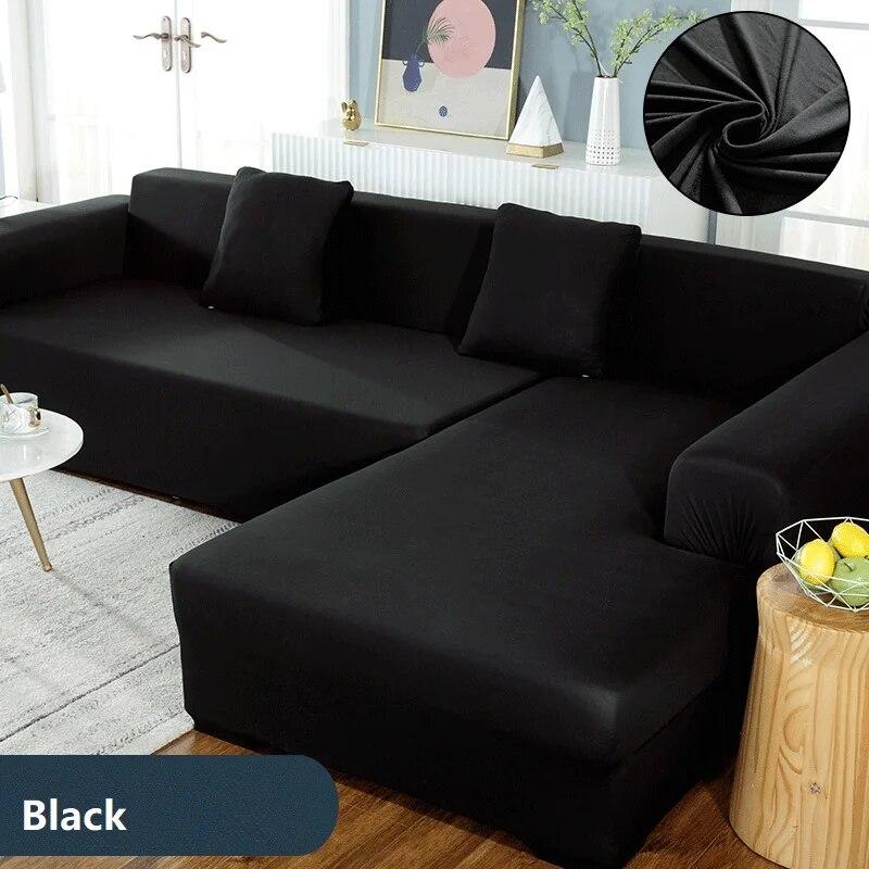 Weicher, schleifender Sofabezug, elastischer All-Inclusive-Schonbezug, L-förmiger Sofabezug, universeller Couchbezug für das Wohnzimmer