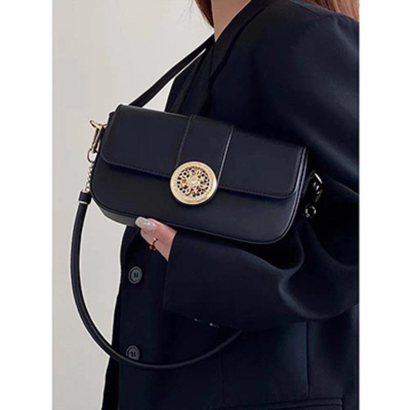 

Baguette bag women s niche design new women s bag high-end sense versatile underarm bag single shoulder crossbody small bag women чорний