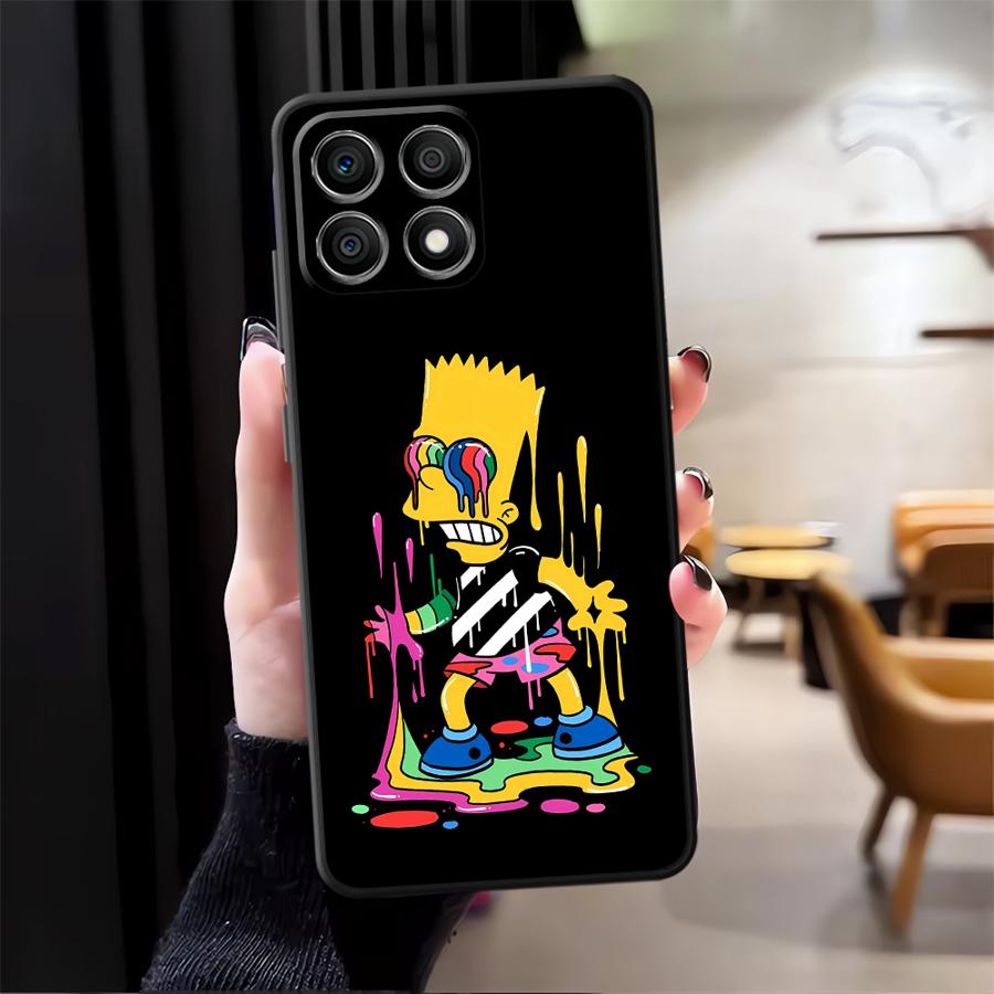 Cute S-simpsons Cartoon Funda Phone Cover Case for Honor X6 X8 X7 90 X5b X9a 70 Magic5Lite 8X 200 400 Lite