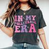 In My Volleyball Era Shirt Retro Groovy Pink Volleyball Mom Shirt Gift For Mom Game Day Tshirt Volleyball Mama Gift Volleyball Player Coach
