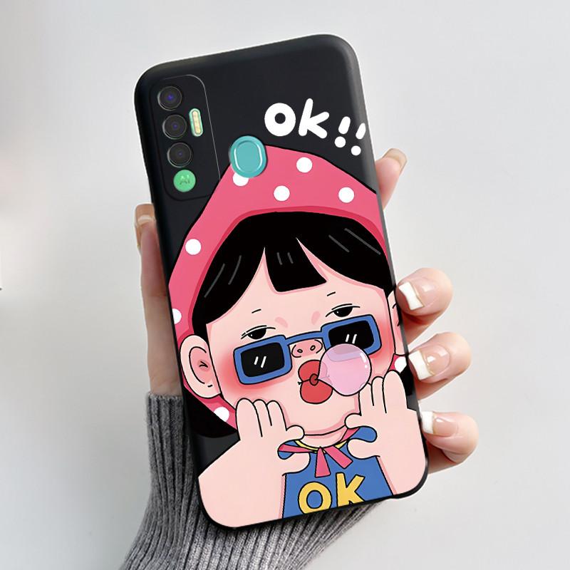 

Cute Case For Tecno Spark 7P Coque Capa Printing Shell Protective Cover Soft Silicone Cartoon Phone Casing Fundas Tecno Spark 7P