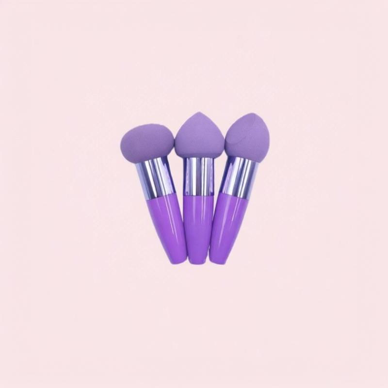 3PCS Mushroom Head Makeup Brushes High Density Soft Foundation Sponge Powder Puff for Even Foundation Application