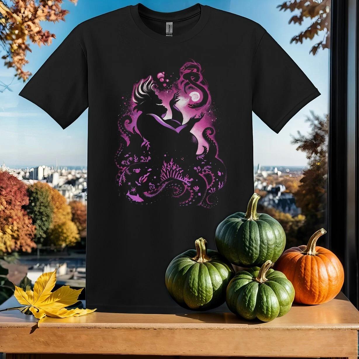Retro Disney Villains Ursula T-shirt T shirt Men Women Unisex Tshirt SY632 M