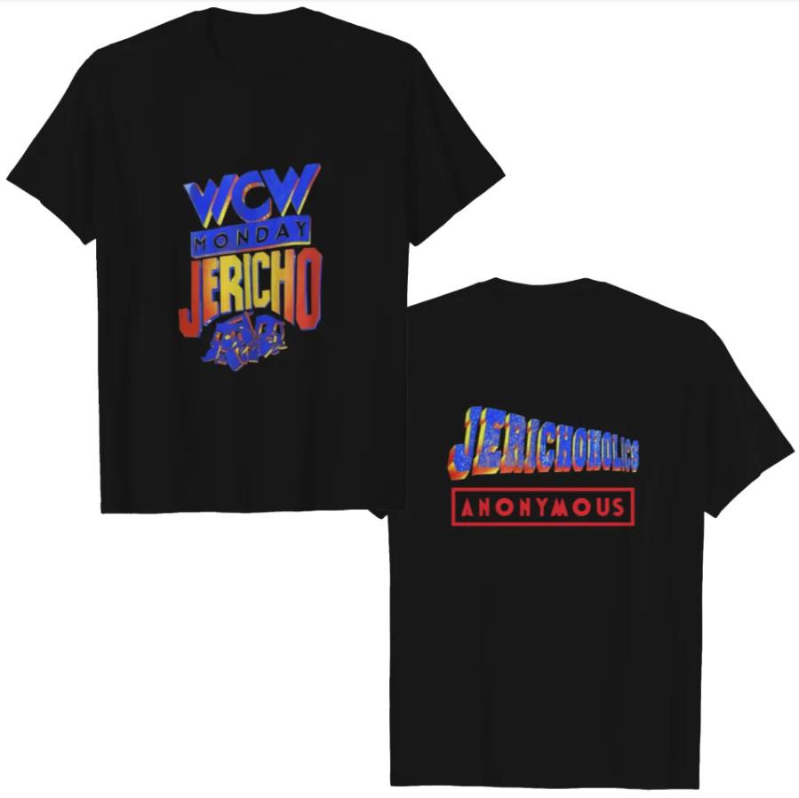Chris Jericho #034;Jericholic#034; Monday Night Raw T-Shirt – Men's Black Heavyweight