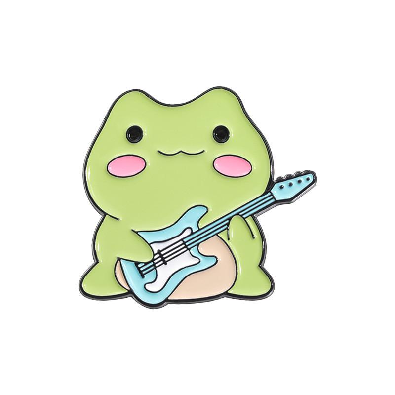 Inspired Frog Playful Enamel Brooch Stylish And Functional Pin For Casual And Formal Outfits