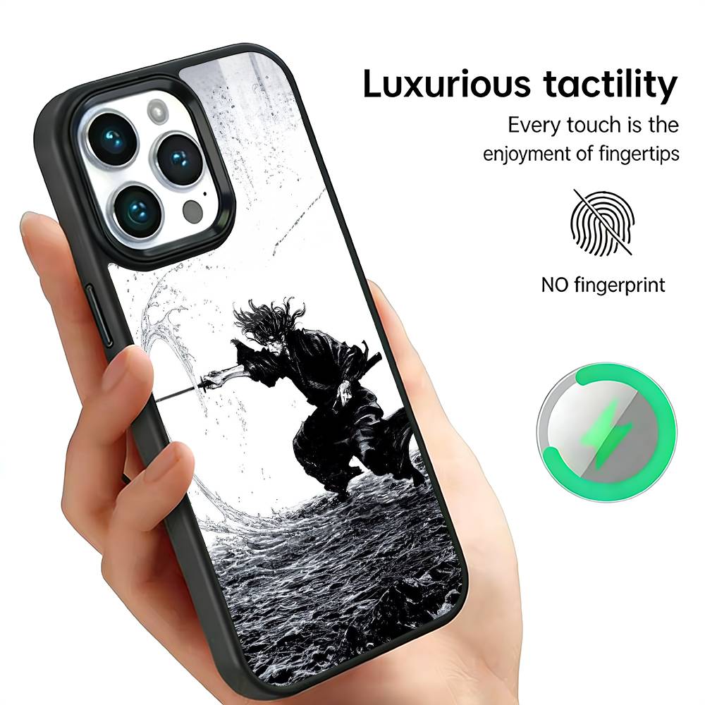 Miyamoto V-Vagabond Musashi Phone Case For iPhone17,16,15,14,13,12,11 Plus,Pro Max, New Magnetic Wireless Charging iPhone14PRO