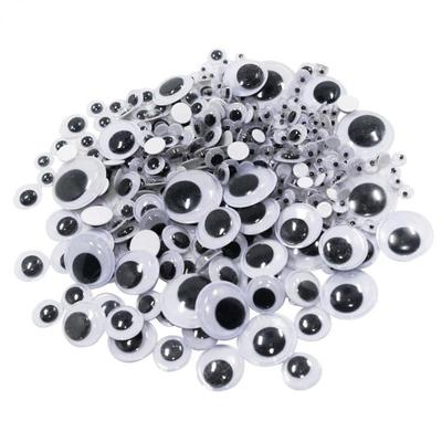 Mixed Size Wiggle Eyes Plastic Googly Eyes DIY Crafts Supplies for Kids Scrapbooking Cardmaking