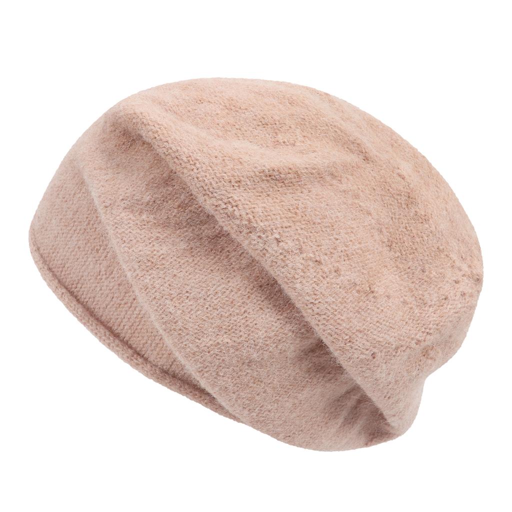 Podzimní zimní čepice pro ženy Teplý velký obvod hlavy Studená čepice Pletené vlněné pulovry