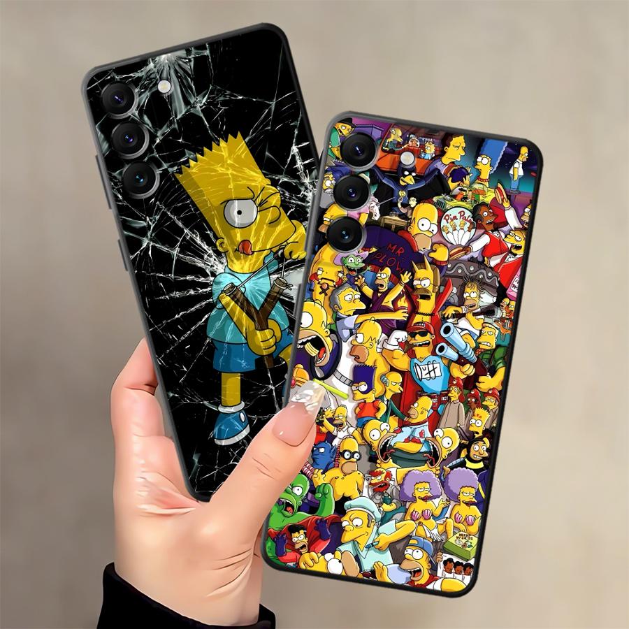 Fun S-simpsons Case for Samsung Galaxy A12 A15 A05 A70 A06 A04 A16 A40 A17 A13 A20 A50 Funda Phone Cover