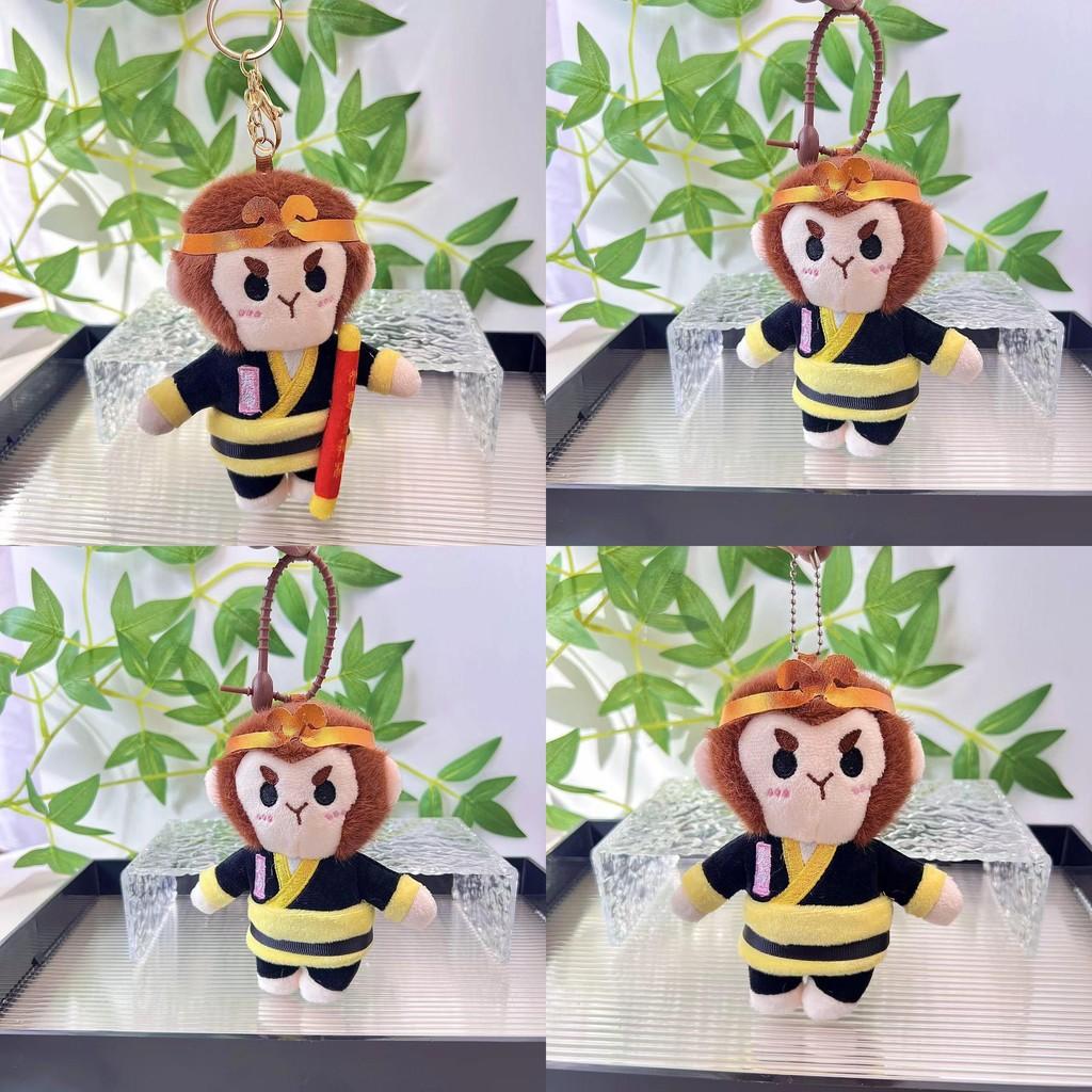 Adorable Black Myth Wukong Plush Toy Cute Monkey Figure With Soft Pp Cotton Filling