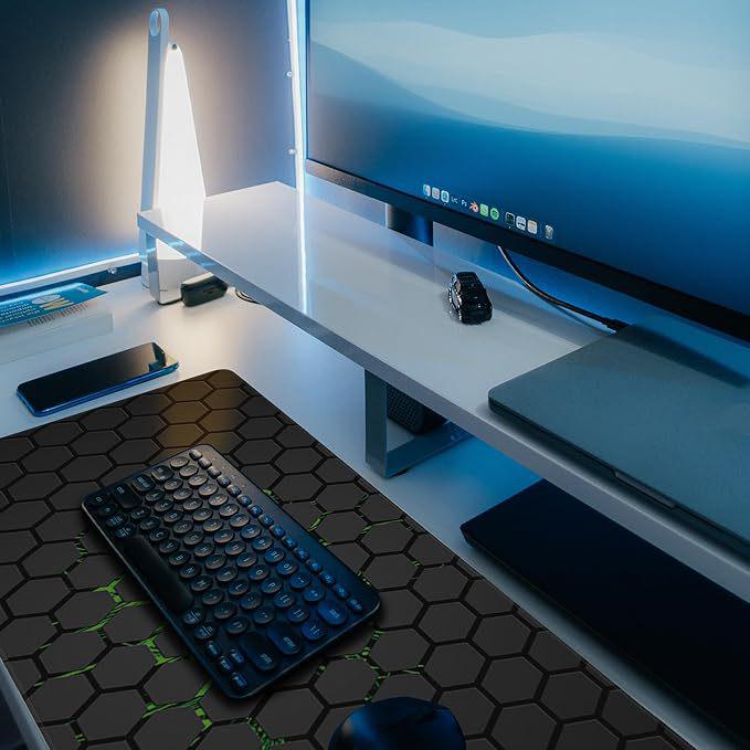 Benutzerdefinierte große Gaming-Mausmatte - Wabenmuster für E-Sport, Büro und Laptop