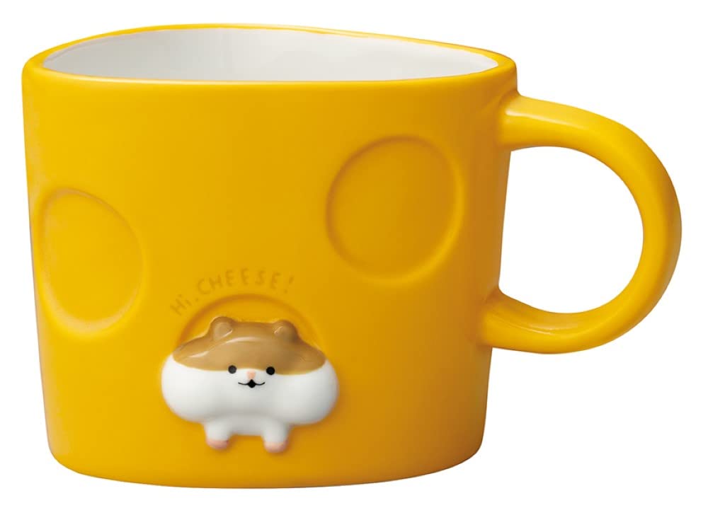 Decor Corporation Hamkoron Hyokkori Ham Mug BR W12 D9 Size Approx. H7.5 HC-17081
