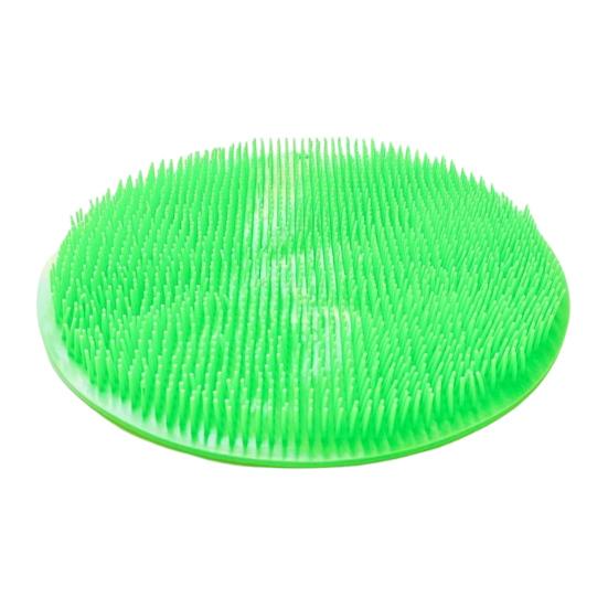 Foot Scrubber Mat with Anti-Slip Suction Cups, Ultra Soft Silicone Bristles Bath Brush, Wall Mounted Bath Foot Cleaner for Deep Cleaning And Massage