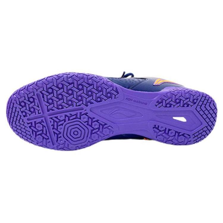 Li Ning Cushioning, Wear Resistant Low Top Table Tennis Shoes Unisex Navy APTU013-5