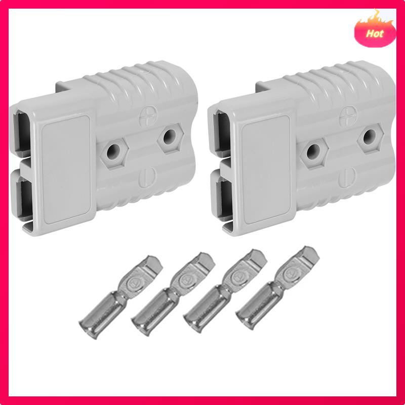 2 Pieces Of Quick Connect Plug 175A 600V Battery Quick Connector Power Plug Winch Connection For Maximum 1AWG Wire