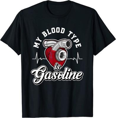 Mechatronic Mechanic Saying My Blood Type Is Gasoline Unisex T-Shirt