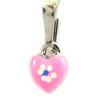 Suzette et Benjamin [G8668] - Pink 'Little Heart' Silver Pendant