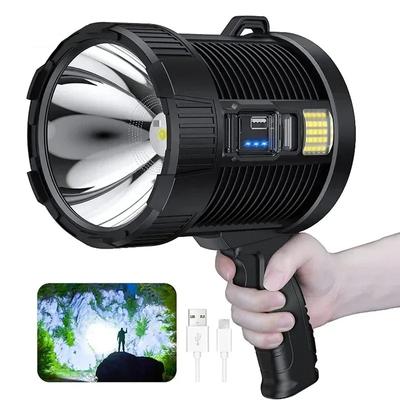 9000mah nouveau XP70 ultra-lumineux rechargeable lampe de poche LED projecteur solaire lampe de poche éclairage portable support de poche lampe de travail camping en plein air
