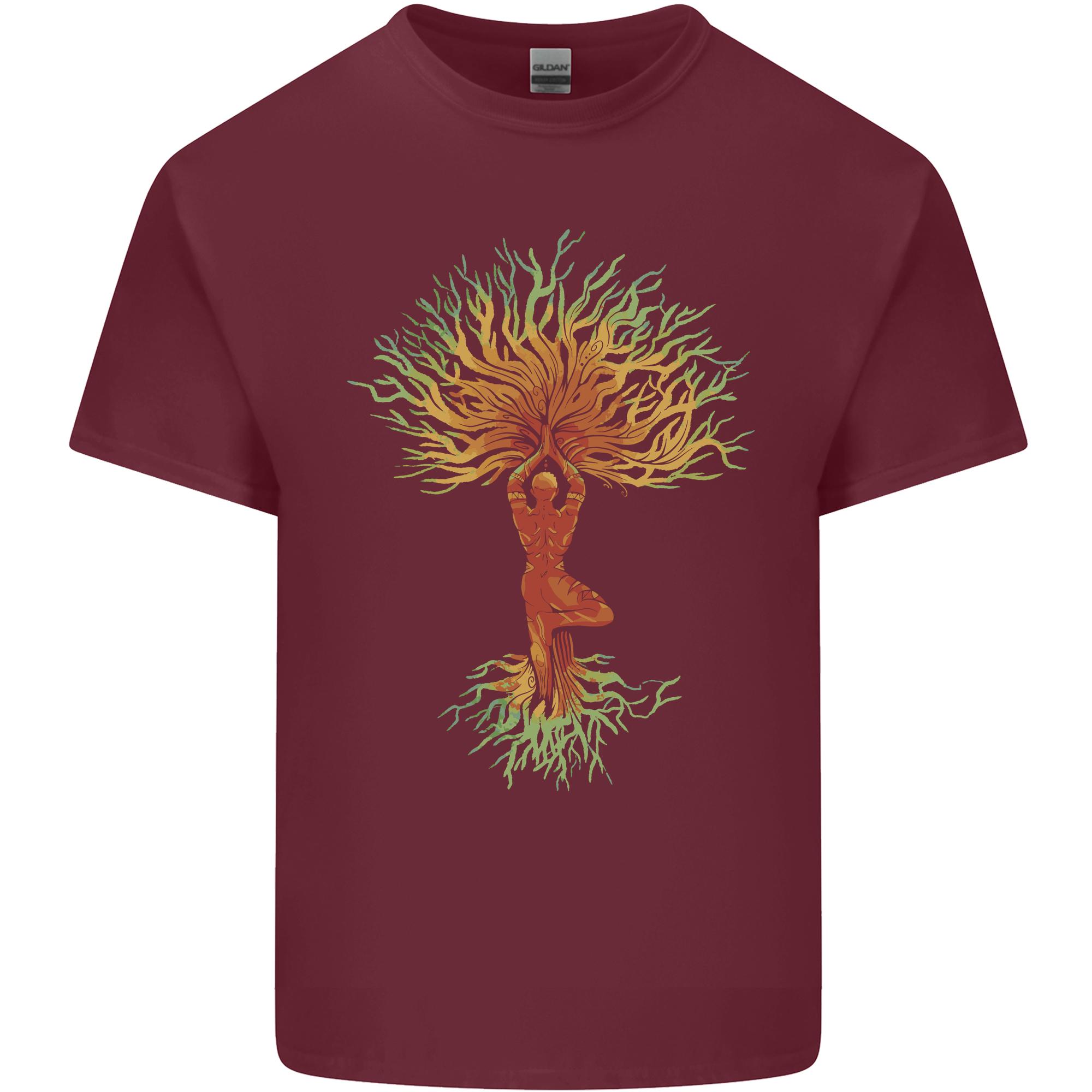 Yoga Tree Unisex Meditation Unisexs Light Cotton TShirt S
