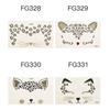 1Pcs 3D Acrylic Drill Sticker Cute Cat Face Stickers Ball Party Face Decoration Diamond Masquerade Temporary Tattoo Stickers