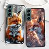 Red Fox Vulpes Phone Case For Samsung Galaxy S22 S25 Ultra S21 S10 Plus S26 Edge S20 S23 S24 FE Cover Silicone Soft TPU Clea
