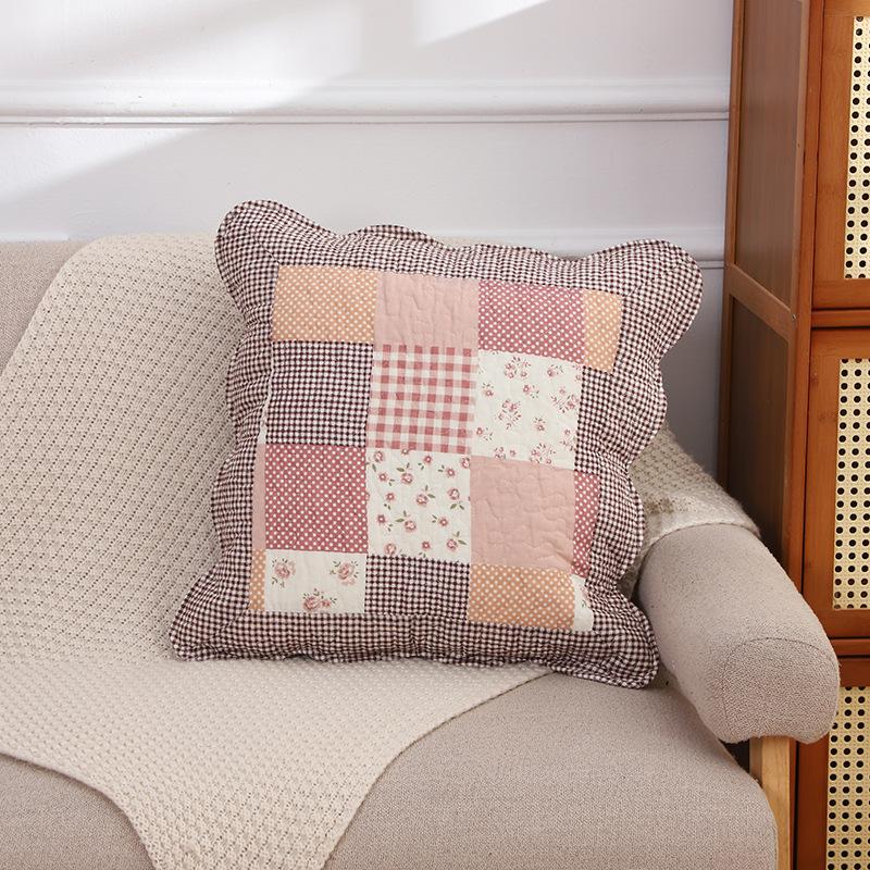 

Covers Striped Square Pillowcase Sofa Couch Cushion Decor Luxury Stamping Waist Cushion Cover Decor Home Decorative Pillowcase 45 X 45 cm pillowcas