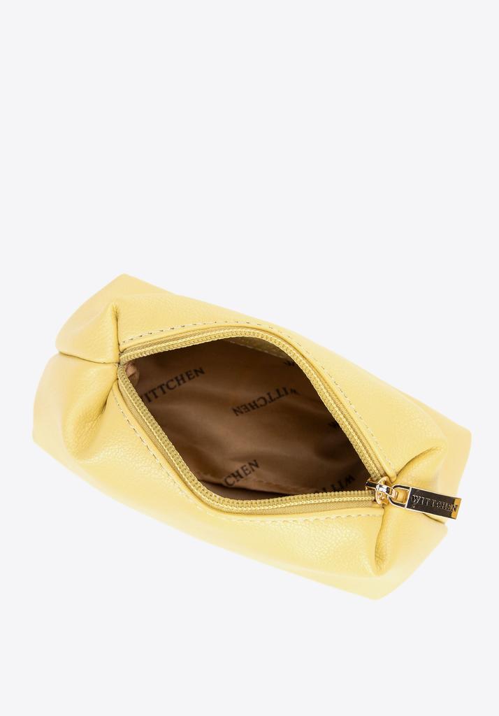 Wittchen Women's Mini Yellow Leatherette Case With Removable Pouch
