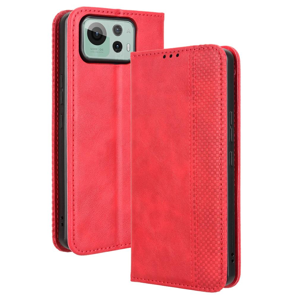 For Asus Zenfone 12 Ultra 5G Case Wallet Stand Retro Texture Leather Phone Cover