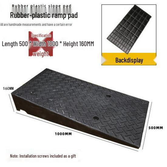 Rubber Speed Bump & Threshold Ramp for Home and Car