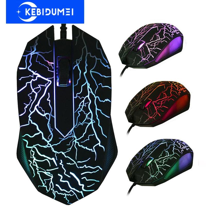 2400 DPI Kabelgebundene Maus LED USB 3 Tasten Professionelle ultrapräzise Spielmaus für LOL für Dota 2 Gamer Computer PC Gaming-Mäuse