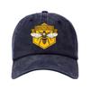 SAVE BEES Printed Visor Baseball Cap Washed Cotton Faded Peaked Cap Adjustable Outdoor Leisure Casquette Sunscreen Hats