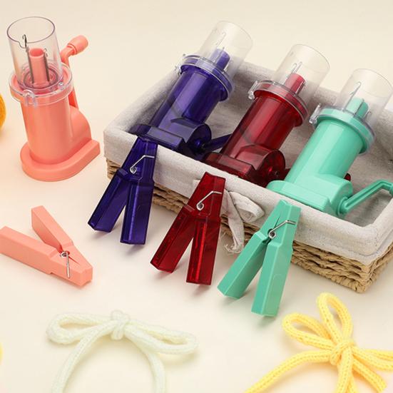 Τυλιχτής Κορδονιού Μανιβέλα Χειρός Συμπαγές Μέγεθος Αποτελεσματικός Οργανωτής Κορδονιού Πλεξίματος DIY Χειροτεχνία Φορητή Μηχανή Πλεξίματος με Κουβαρίστρα