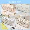 Student Organizer Pencil Pouch With Large Capacity And Adorable Elephant Pattern