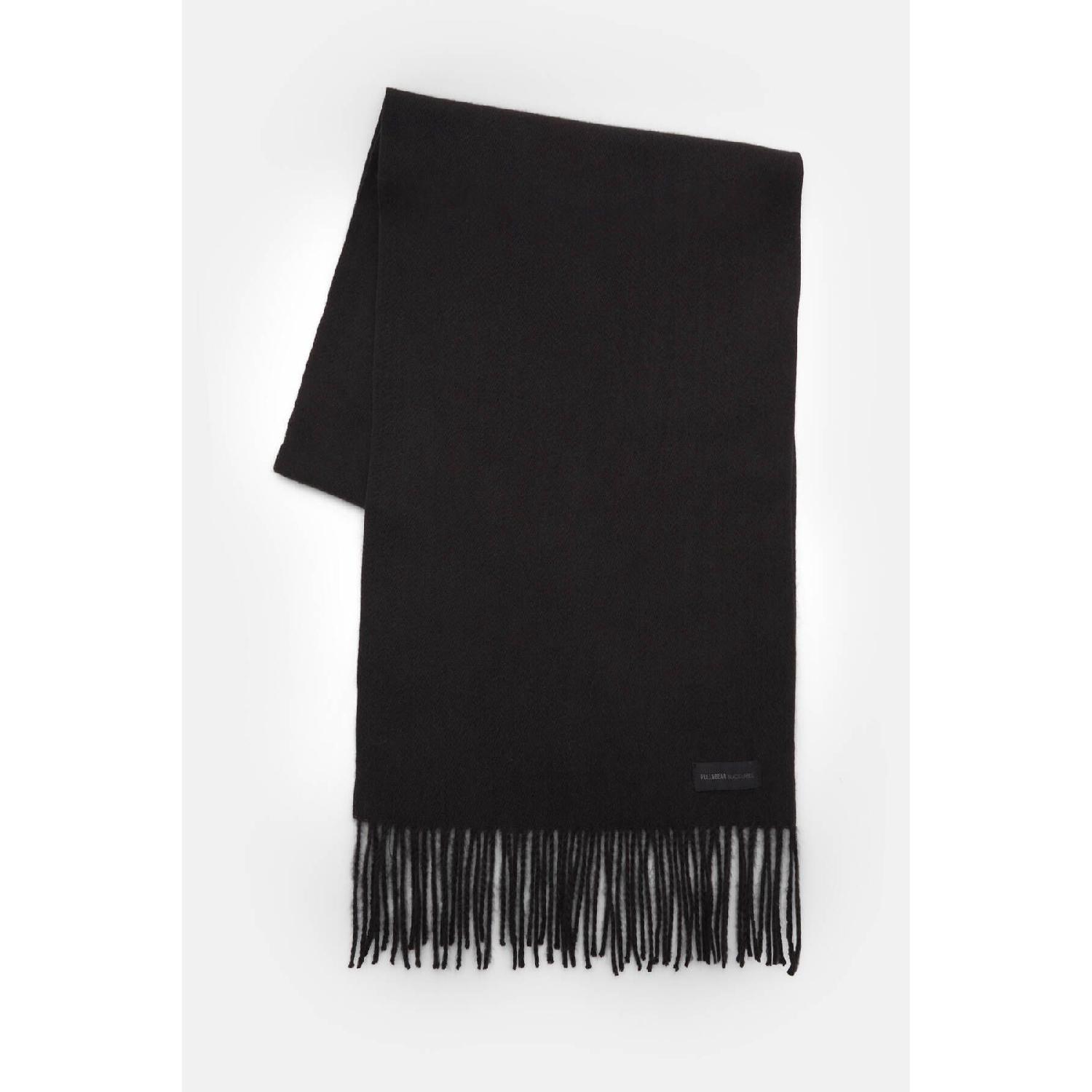 

Tasseled And Soft Textured Scarf чёрный