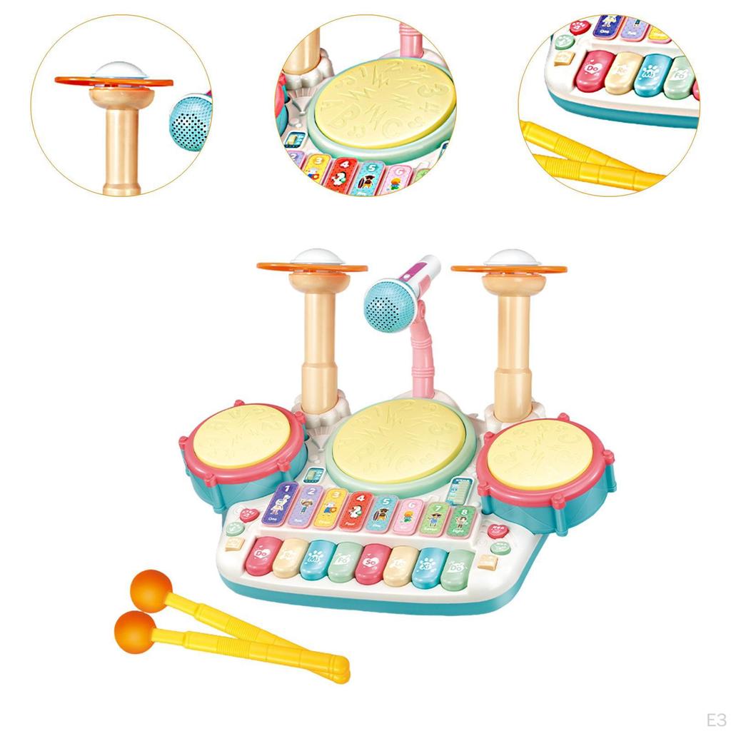 Kinder Schlagzeug, Übungsinstrument für Anfänger, Elektronisches Keyboard, für