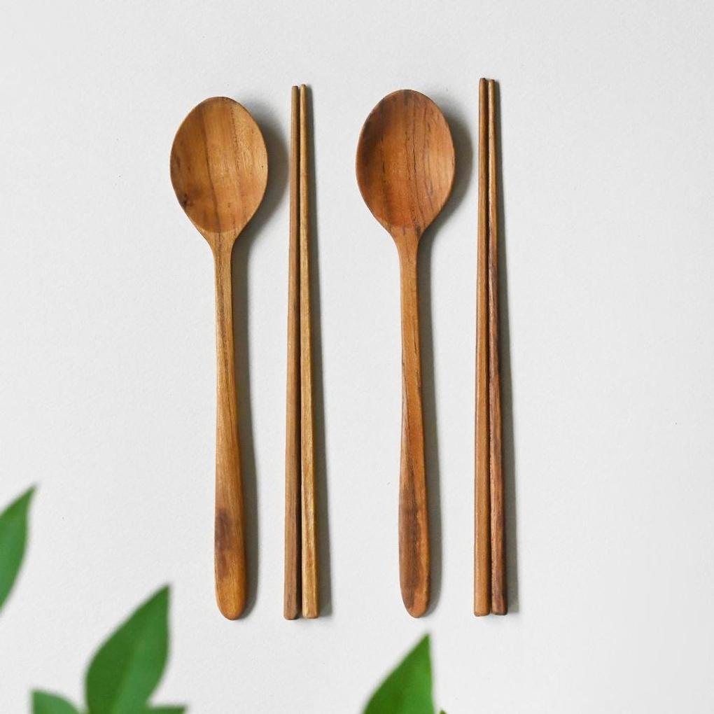 

Romwood Indiantique Wooden Spoon Set