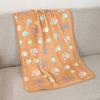 Warm Flannel Pet Blanket for Cats and Dogs Thickened Paw Print Cozy All Season 3 Sizes