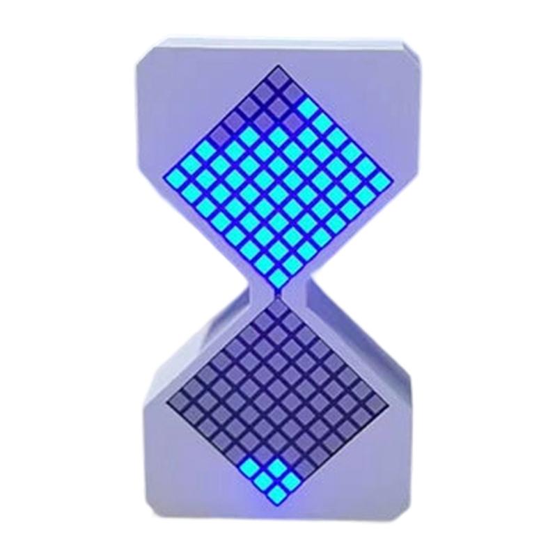 

1-30 Minutes LED Digital Sand Timer Night Light USB Charging Modern Decoration For Time Management Relaxation синий/белый