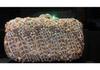 Mermaid handmade diamond-encrusted evening bag foreign trade empty metal hard box full of diamonds hand bag for women Stone Clut