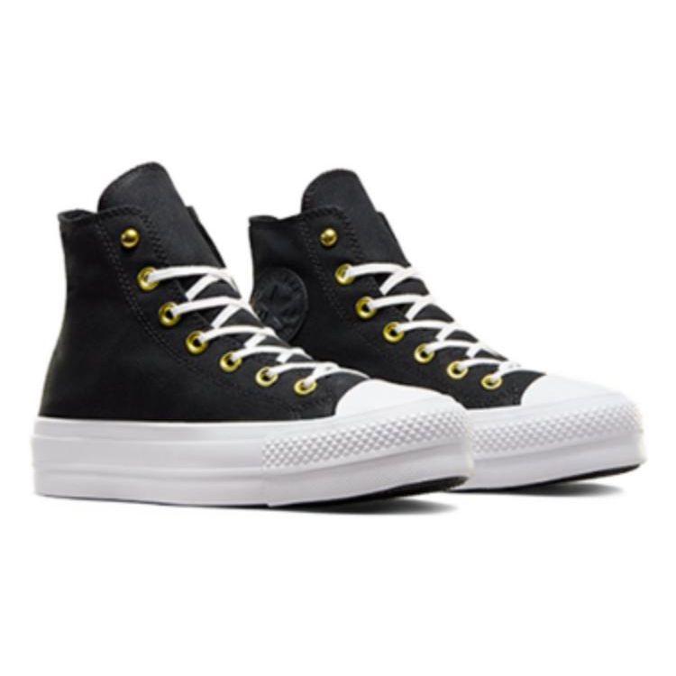 Converse Chuck Taylor All Star Comfortable Versatile Durable Lightweight Shock Absorbing High Top Canvas Shoes Women Sneakers Black A05453C