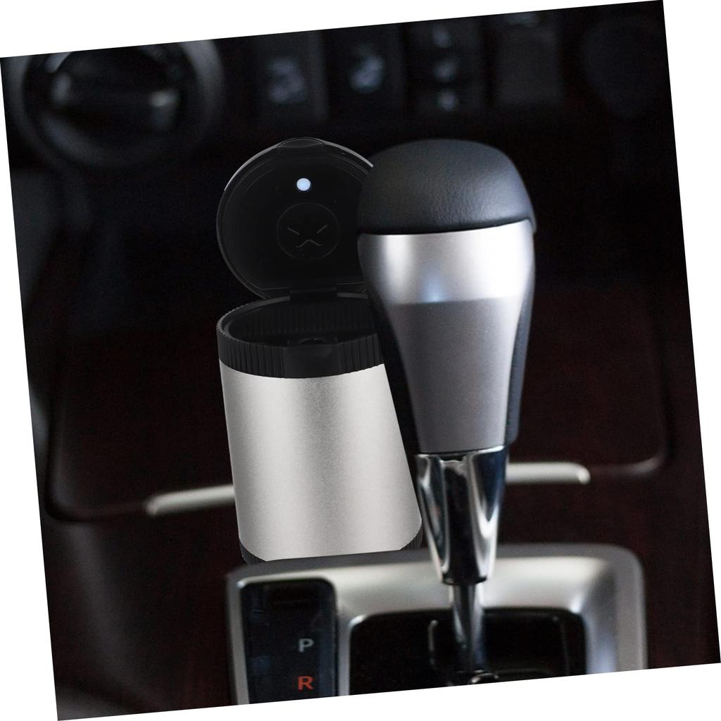 BUGUUYO Led Light Car Ashtray Car Ash Holder Car Ash Cup Cigarette Ash Holder Mini Lighter Led Lights