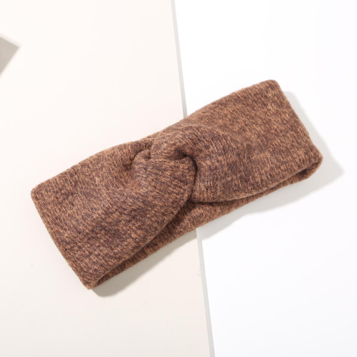 Autumn/Winter Plush Hair Tie & Knitted Headband with Ear Protection