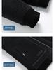 Plüsch-Chenille-Winterjacke für Herren für 50-Jährige - Lässiges warmes Oberteil für die Mitte des Lebens
