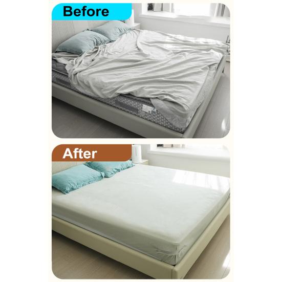 4/8 Pcs Bed Sheet Holder Mattress Sheet Fasteners Corner Fitted Sheet Straps Keeps Sheets Firm And Tight for All Mattress Sizes