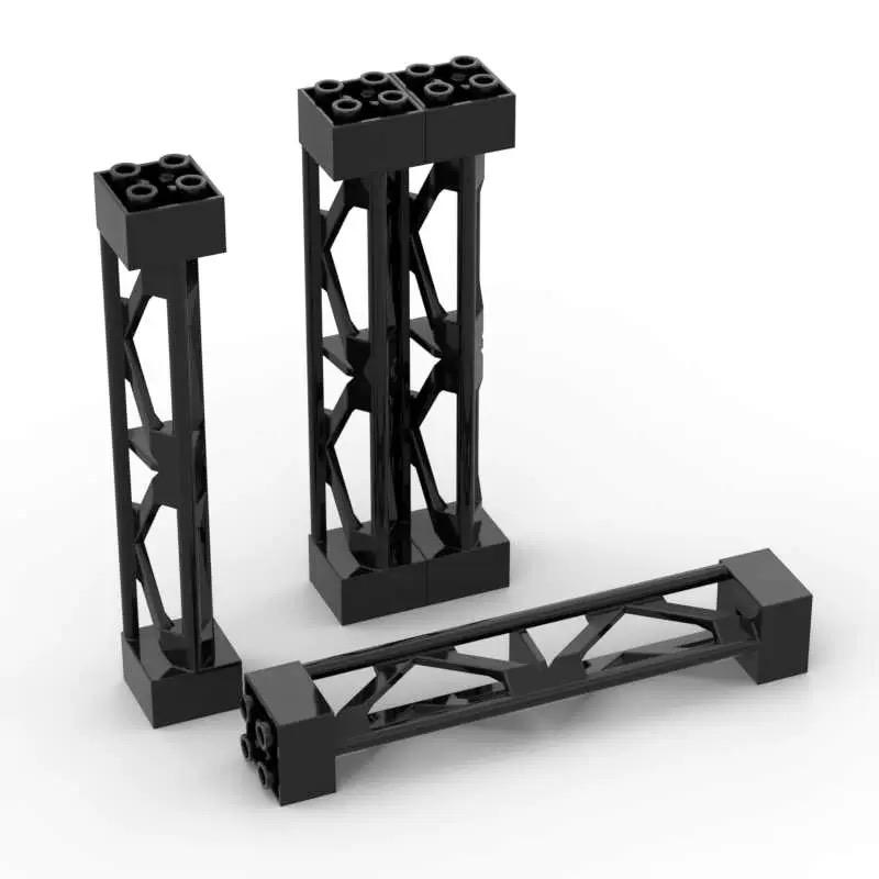 20 stuks Bouwstenen Militaire Onderdelen Accessoires Steun Stut Kolom Pilaar Parkeerplaats Speelgoed Technik Stenen Kindercadeau 58827