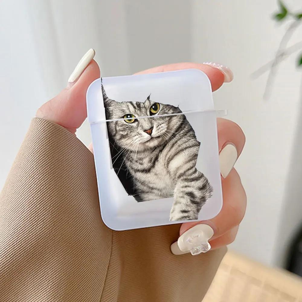 Cute Animal Cat Earphone Case for Airpods 4th 3rd Pro 3 2 Shockproof Covers for Airpod 2 3 1 Protective Accessorie Shell Fundas