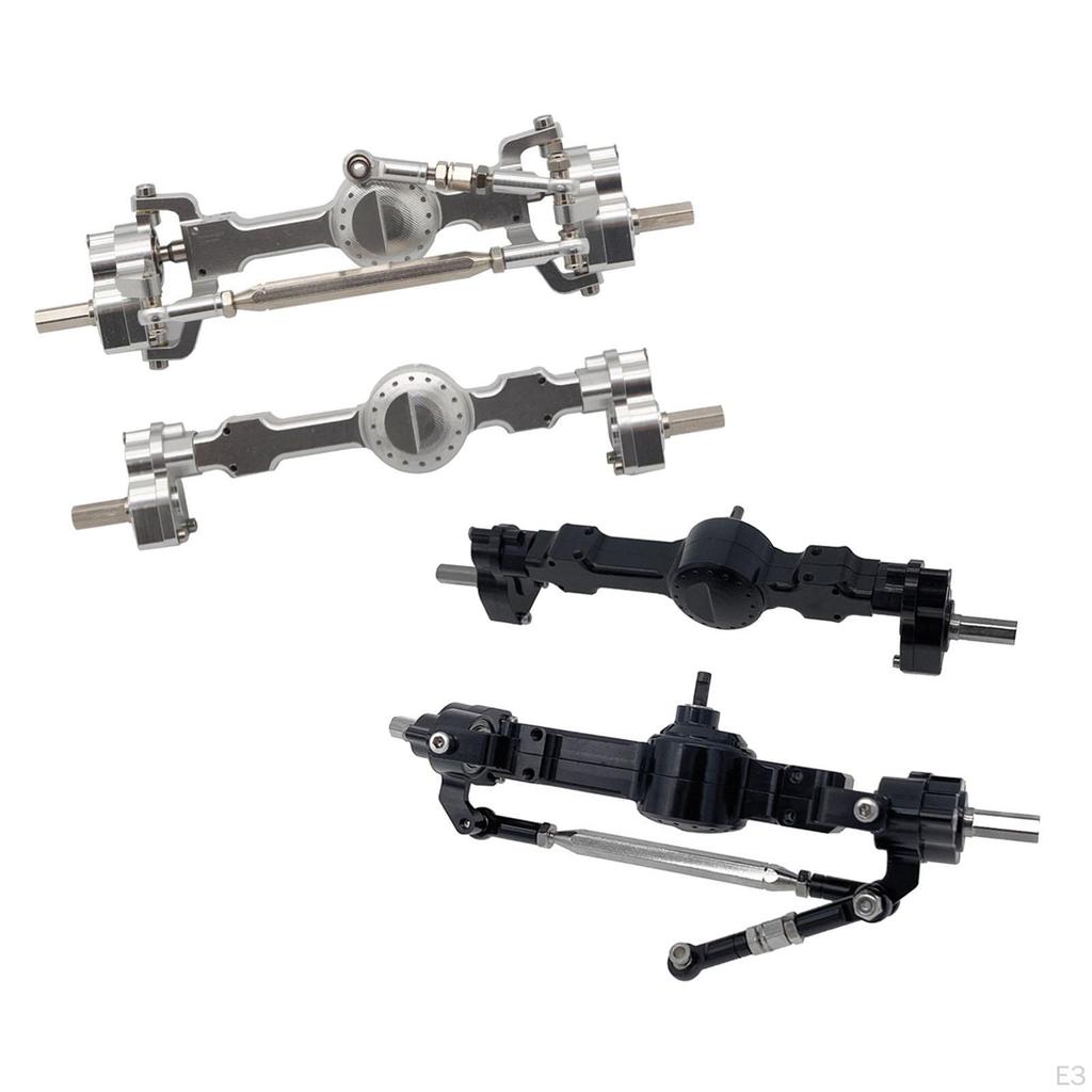 Aluminum Front And Rear Axle Set for 1:12 Scale RC Vehicles