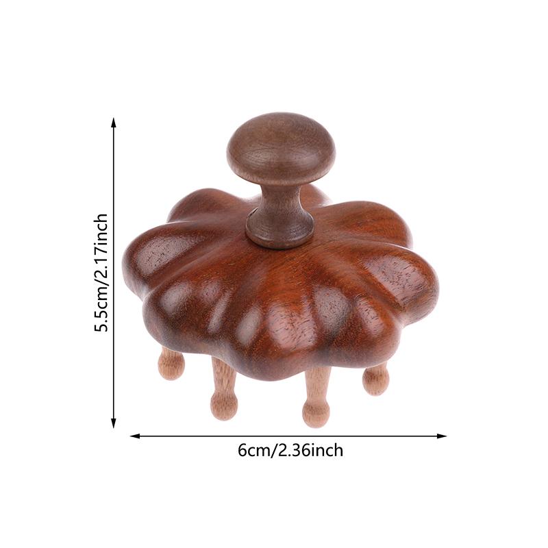 

Дерев яний гребінець для масажу голови, антистатичний, з широкими зубцями, інструмент Гуаша з 12 або 20 зубцями для стимуляції шкіри голови та кровообігу