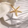 Big Pendant Starfish Pendant Necklace Multi-pendant Jewelry Set Star Necklace  Summer Holiday