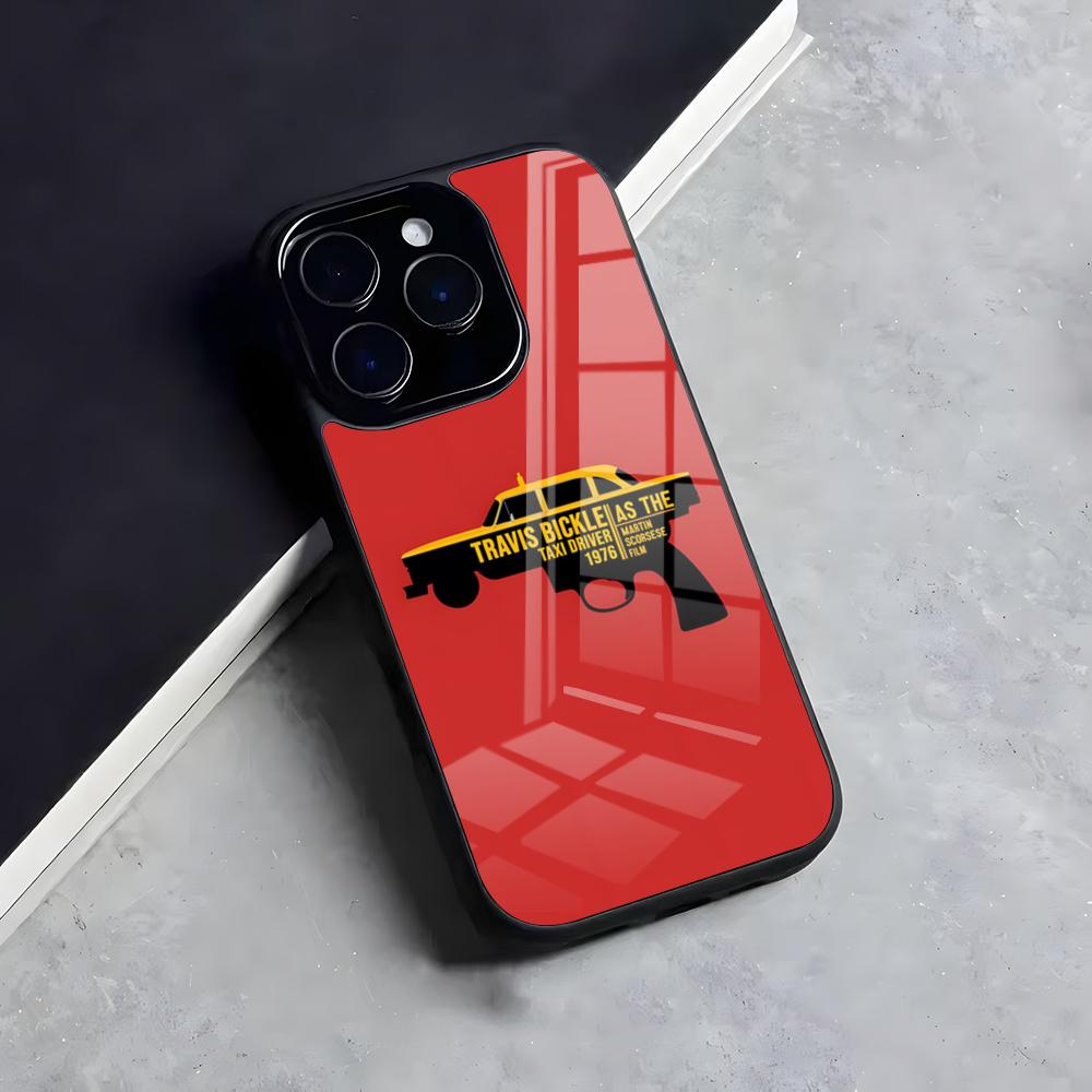 Movies Taxi Driver Phone Case For Iphone 17 Air 16 15 14 13 12 11 Pro Max Mini Fundas Shell PC+TPU Cover